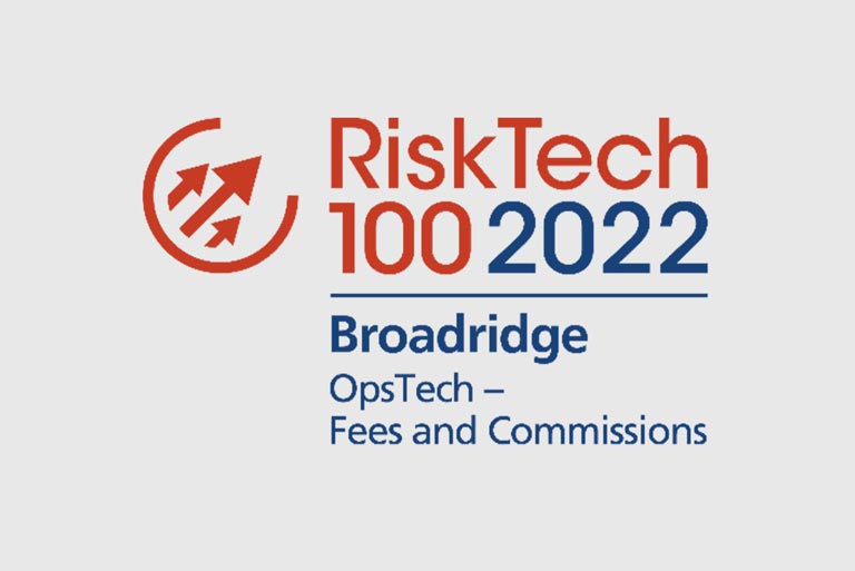 2022 Chartis Risktech100: Opstech – Fees & Commissions Category Award 