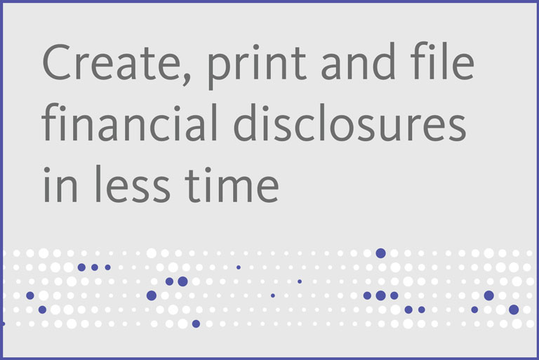 Financial Disclosure Capabilities