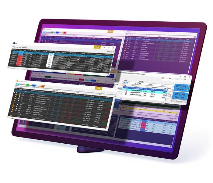 Broadridge’s Agency Trading platform on a computer screen