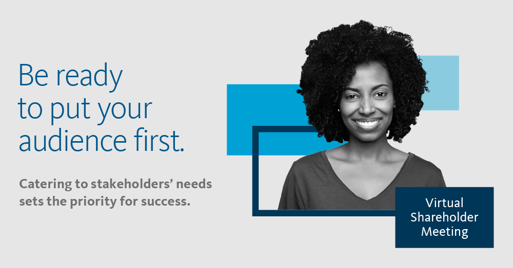 Be ready to put your audience first.