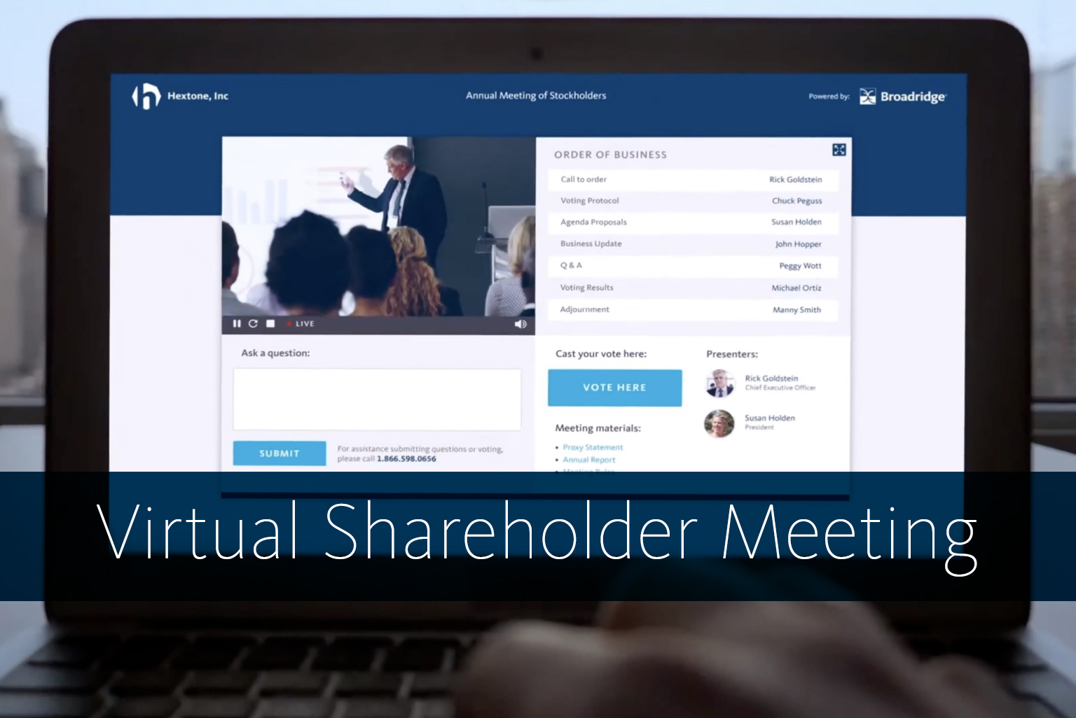 The Upgraded Virtual Shareholder Meeting