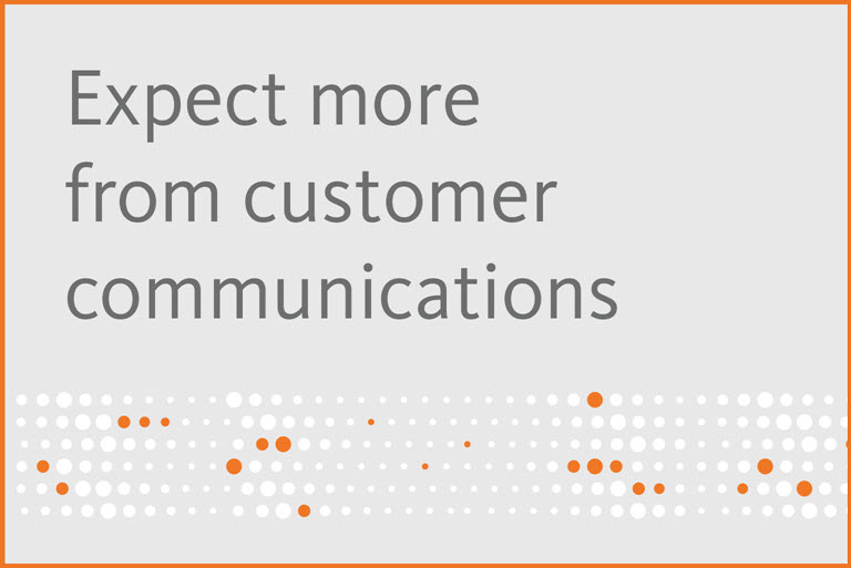 Expect more from customer communications