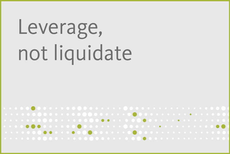 Leverage not liquidate