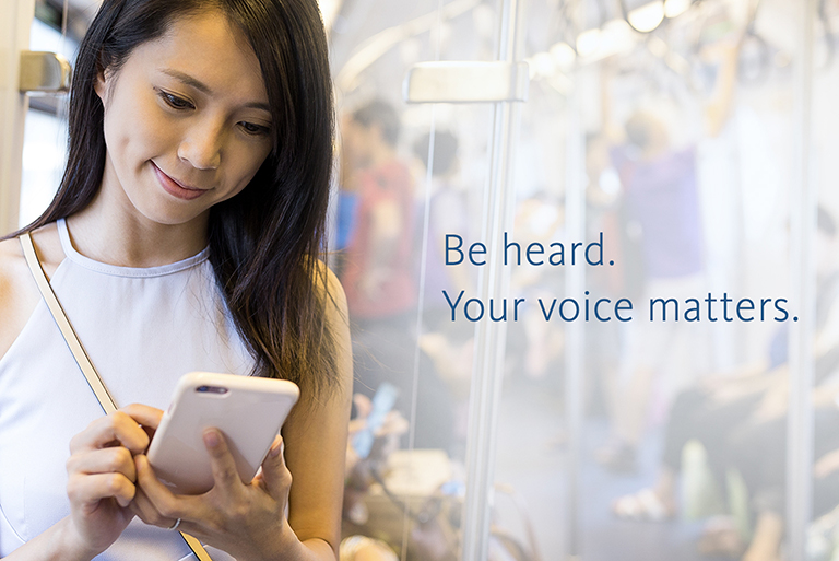 Be Heard. Your Voice Matters.