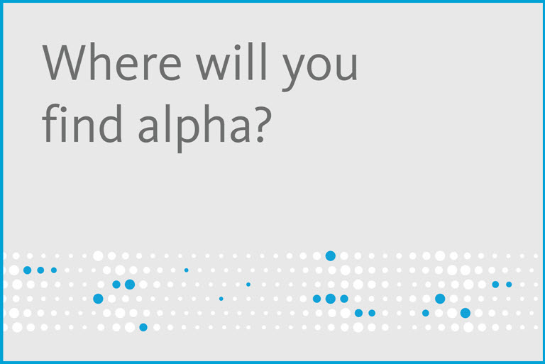 Where will you find alpha
