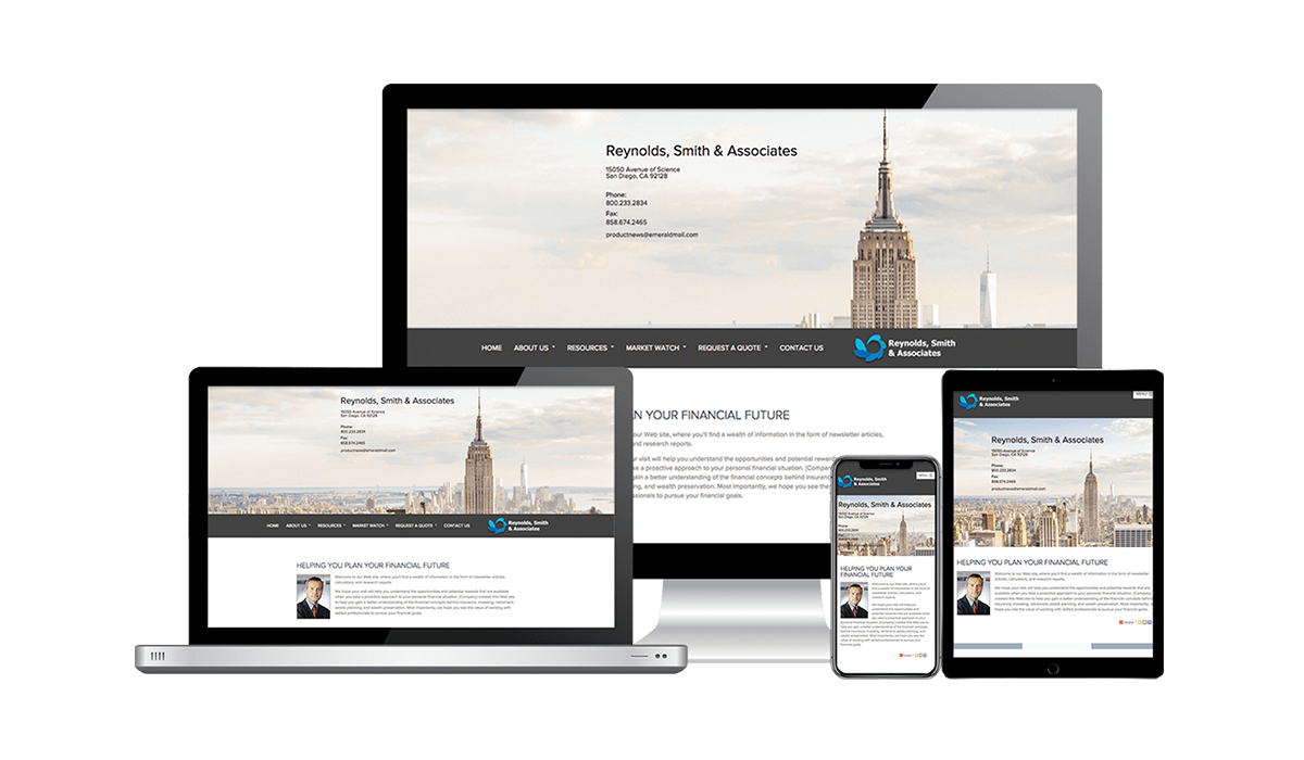 financial advisor website
