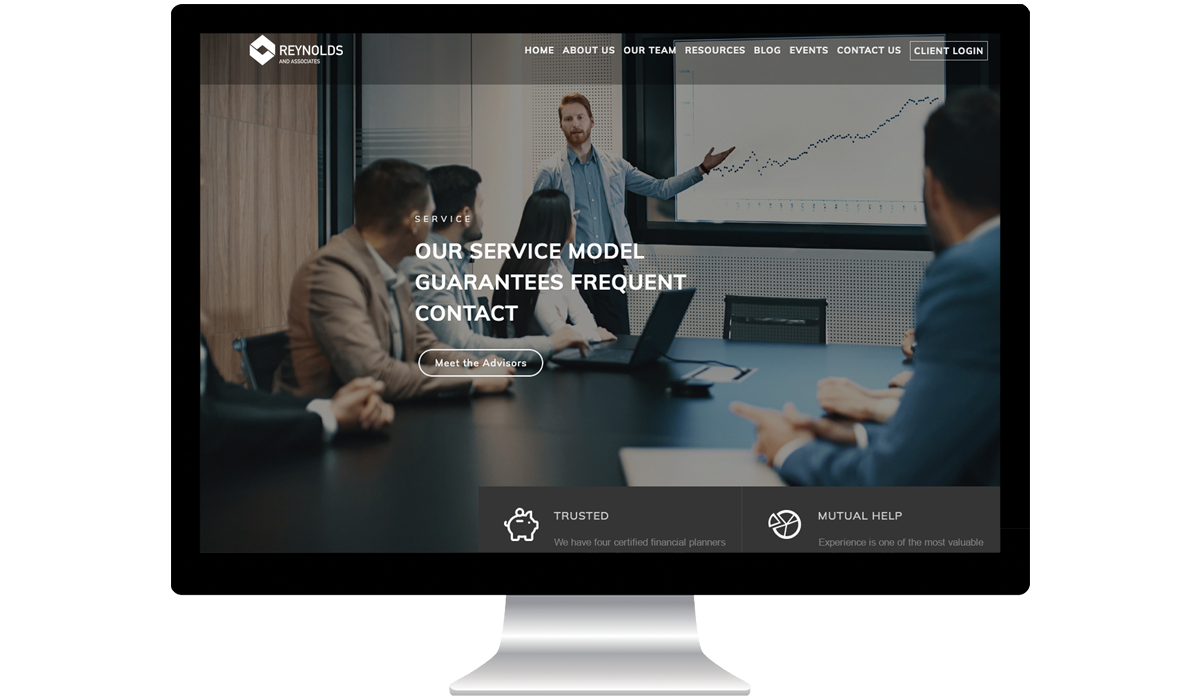 financial advisor website premium template 1