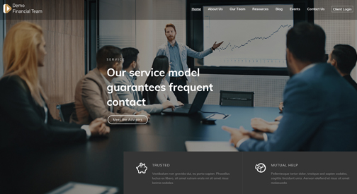 advisor website theme1