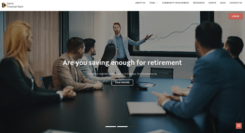 advisor website theme5